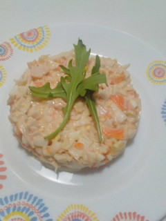 Una foto de Ensalada de cangrejo