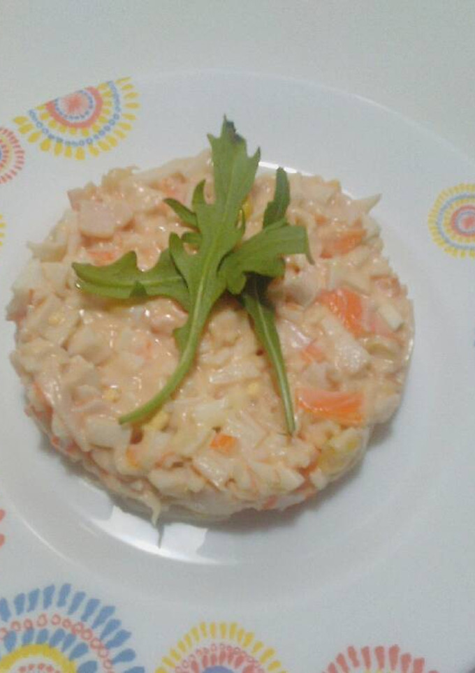Una foto de Ensalada de cangrejo