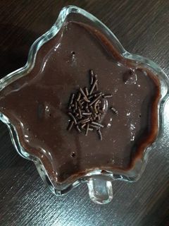 عکسی از دستور پودینگ شکلاتی