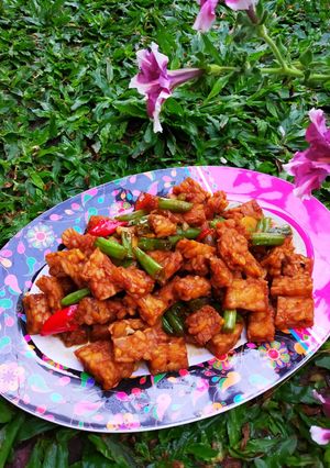 Foto resep Tumis buncis tempe