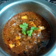 A picture of Dhaba style paneer.