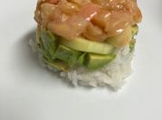 A picture of shrimp sushi