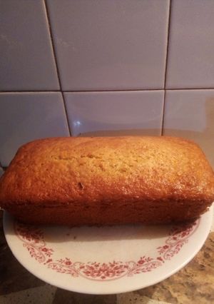 Una foto de Budín de sidra y manzana