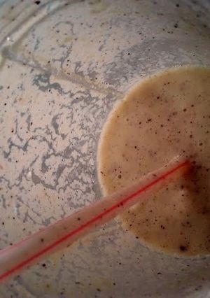A picture of simple yogurt drink (crazy but really good for diet):).