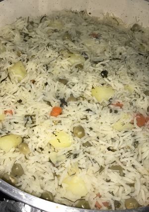 صورة لوصفة عيش بالخضار