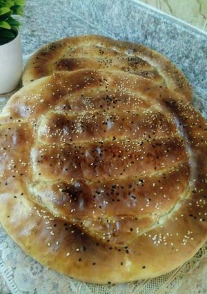 صورة لوصفة خبز التركي