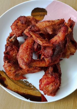 Foto resep Ayam Goreng Bumbu Sayur Asem