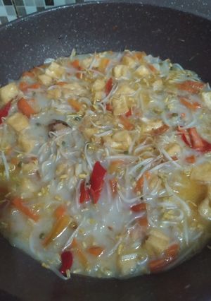 Foto resep Sayur tauge wortel masak santan