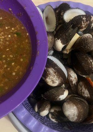 Foto resep Sambal kerang Rebus