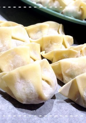 A picture of Easy and Beautiful Way to Fold Gyoza.