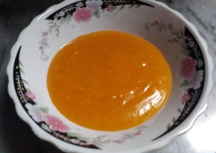 Mango Custard Halwa