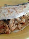 Mojo's pollo&peppers Quesadilla