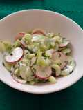 Creamy Radish, Cucumber, and Celery Salad