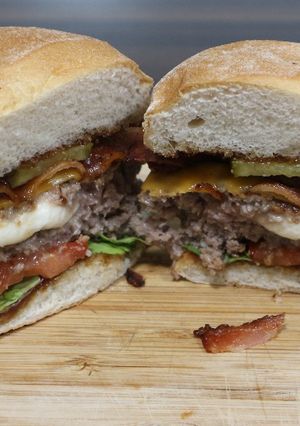 Foto principal de Hamburguesa rellena de queso