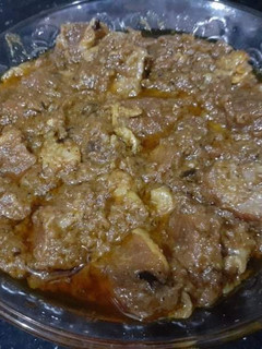 A picture of Mutton qorma.