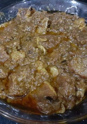 A picture of Mutton qorma.