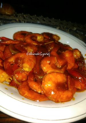 Foto resep Udang Saus Asam Manis