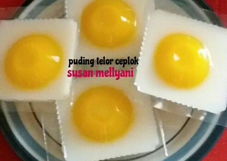 Puding telor ceplok