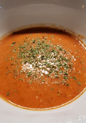 A picture of My Easy Homemade Tomato Soup.