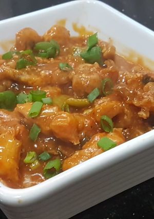 A picture of Chicken manchurian.