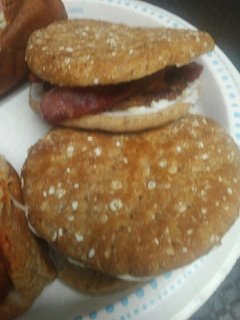 A picture of Pineapple and Bacon Sandwich.