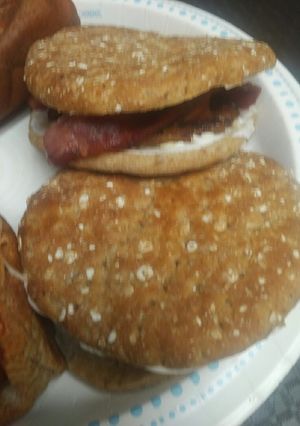 A picture of Pineapple and Bacon Sandwich.