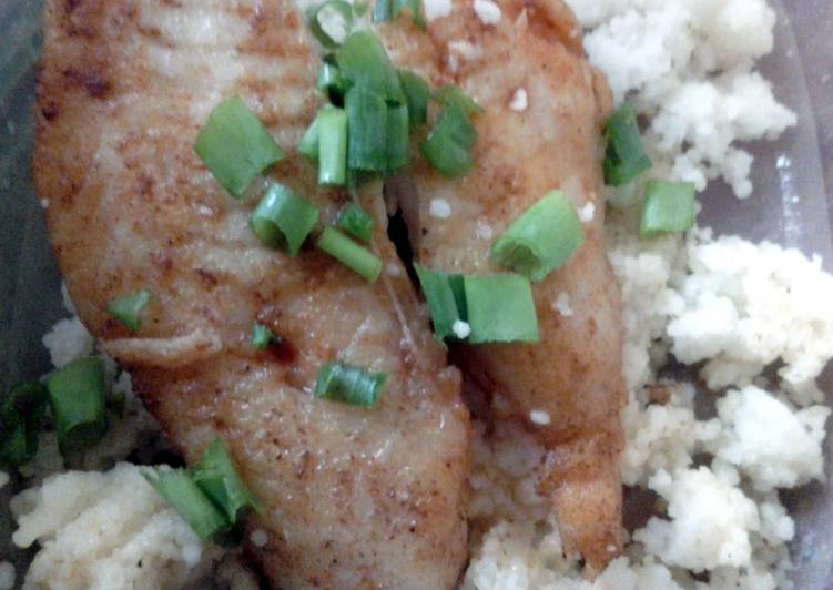 Recipe of Super Quick Homemade Jo&#39;s seared grouper &amp; cous cous