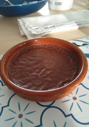 Une photo de Crème aux œufs chocolat