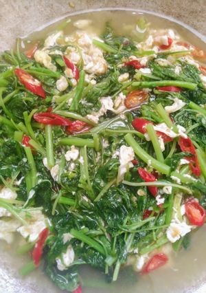 Foto resep Cah bayam simpel