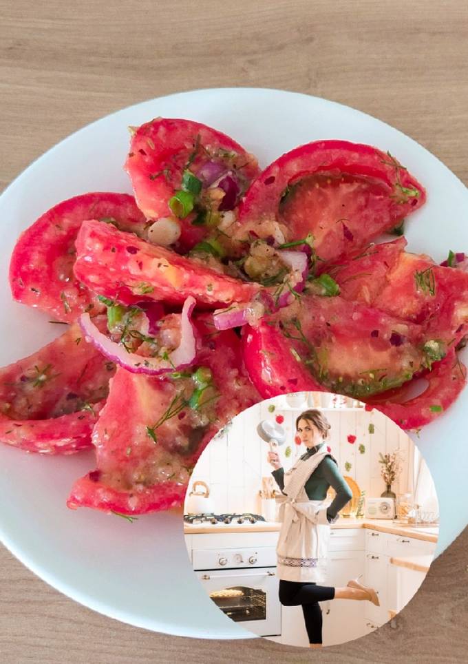 Помідорчики у соку з перцю і слив 😋