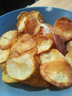 Una foto de Patatas chips caseras