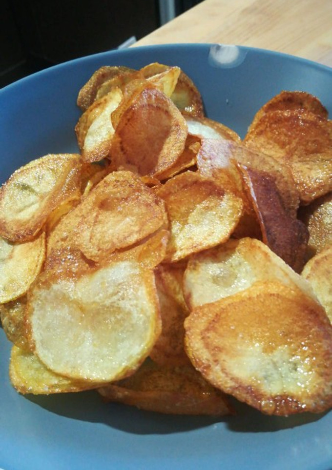 Una foto de Patatas chips caseras