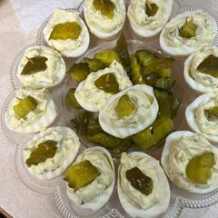 A picture of Deviled Eggs.
