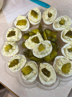 A picture of Deviled Eggs.