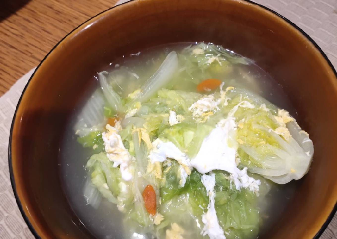 Nappa Cabbage Soup