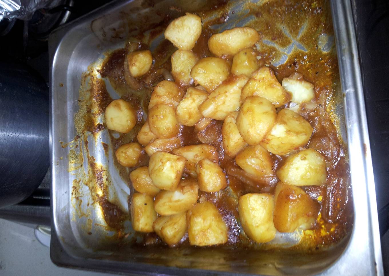 Oven Barbeque Potatoes
