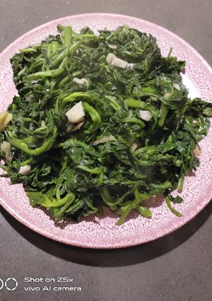 A picture of Sauteed Watercress.