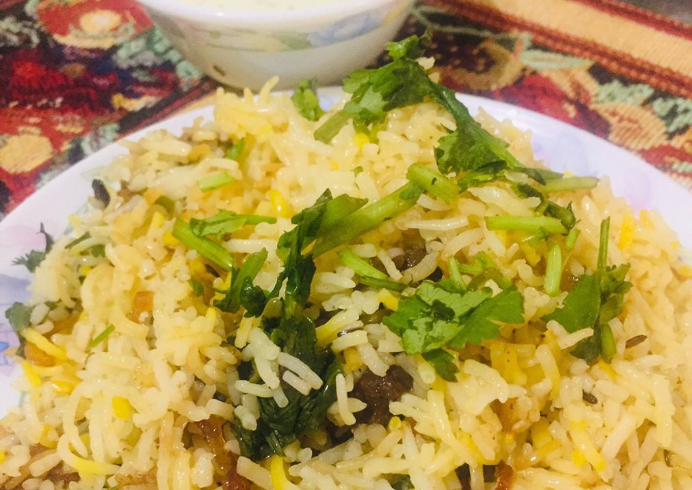Beef biryani