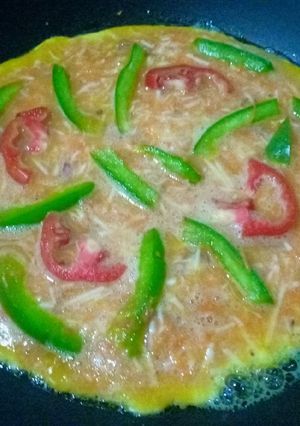 Foto resep Frittata aka omelete aka telur dadar
