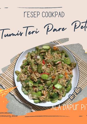 Foto resep Tumis Teri Pare Pete