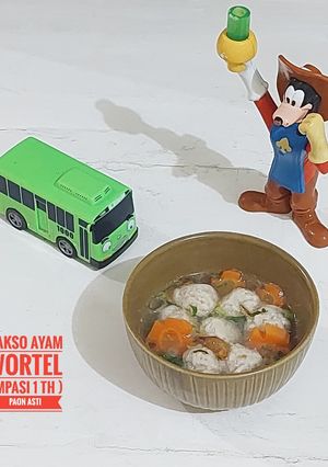 Foto resep Bakso Ayam Wortel (MPASI 1 tahun)