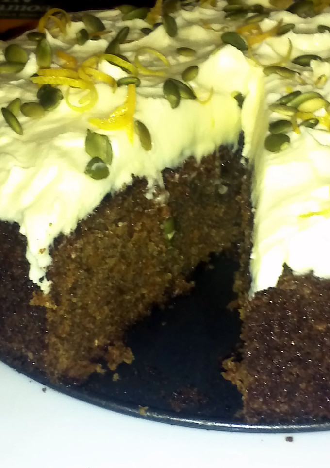 A picture of Carrot Cake.