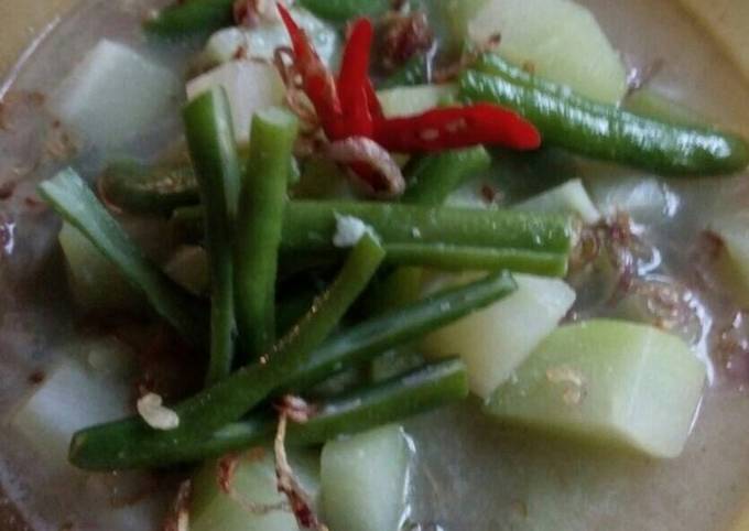 Bobor buncis labu siam