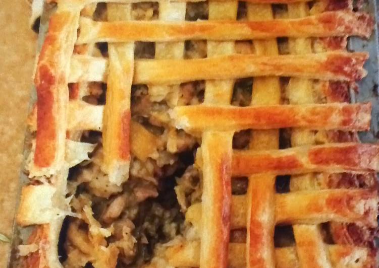 Recipe of Homemade Chicken Leek and Bacon Pie
