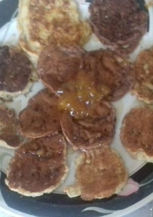 Φωτογραφία της συνταγής Pancakes μπανάνα μήλο 🍌🍎✔
