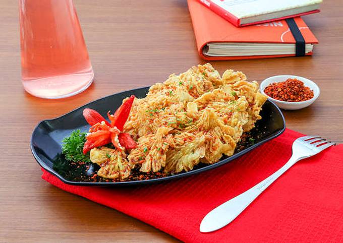 Resep Jamur Crispy Tabur BonCabe