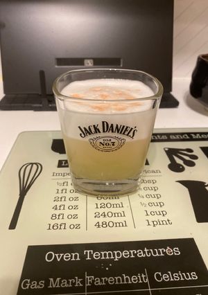 A picture of Ryan’s Whiskey Sour.