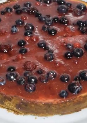 Una foto de Tarta de queso o cheesecake