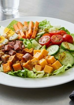 Foto resep Resep chef salad klasik Amerika