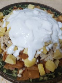 صورة لوصفة فتة الشاورما